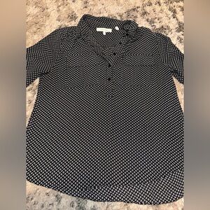 Lark & Ro Black and White dress Shirt